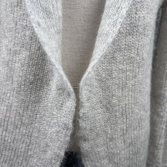 American Vintage Women’s Oversized Cardigan Sz M Double Breasted Mohair Stitched - Picture 4 of 14